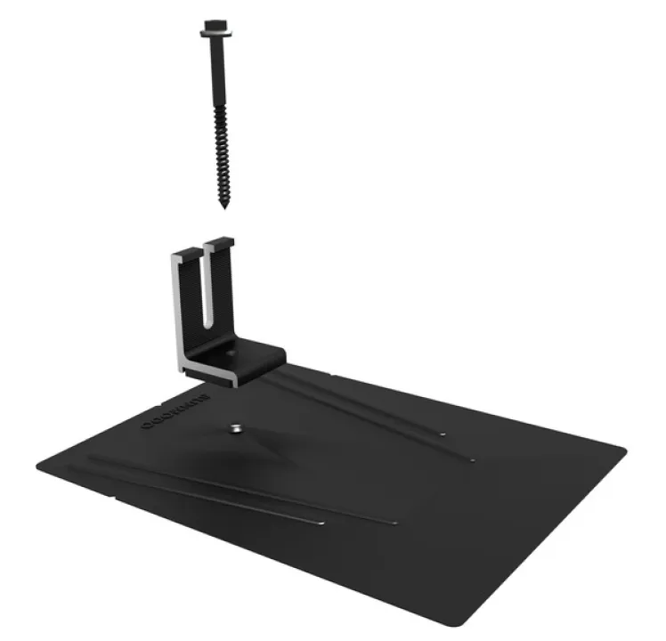 SunModo SoloFlash Roof Mount Kit Black, K50538-BK3