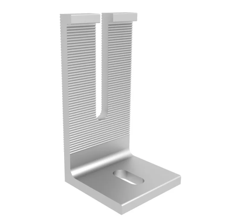 SunModo 4" Tall Open L-Foot Silver, A20458-001