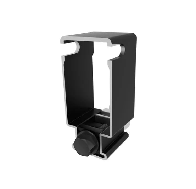 SunModo SMR100 Bottom End Clamp Black, K10505-BK1