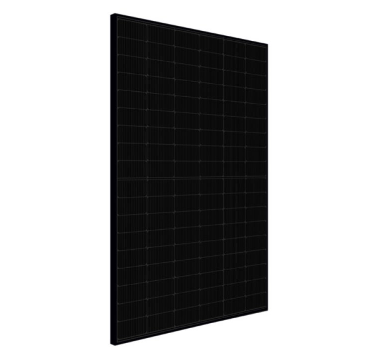 Silfab Solar 440W 108 Half-Cell BLK/BLK Solar Panel w/Domestic Contents, SIL 440 QD DCB4
