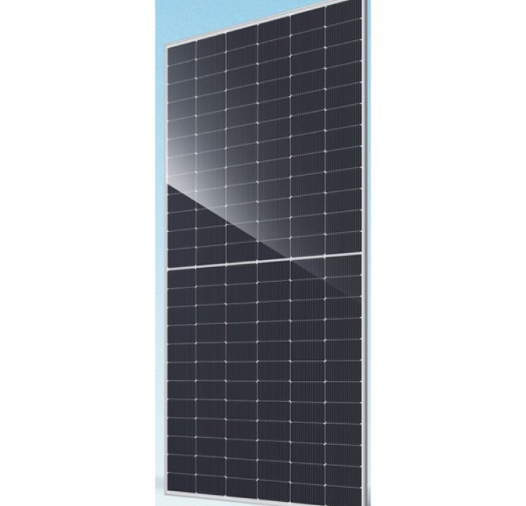 JA Solar 595W 144 Half-Cell N-Type Silver Bifacial Solar Panel w/Domestic Junction Box & Frame, JAM72D40-595/MB USDC-J/F