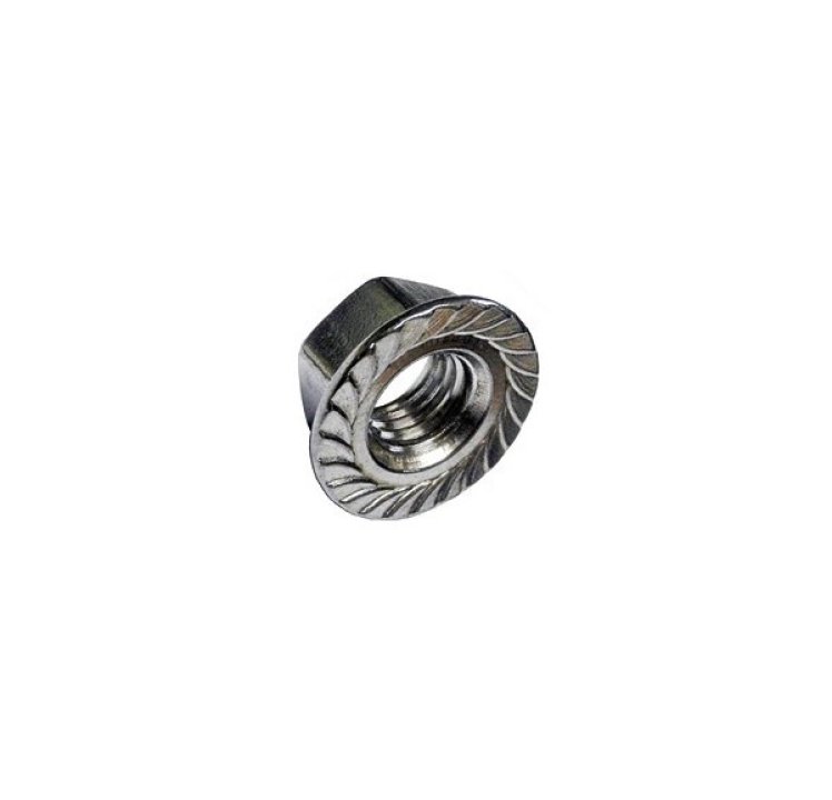 Mudge Fasteners 5/16-18 Serrated Flange Locknut 18-8 Stainless Steel, 317031CSS