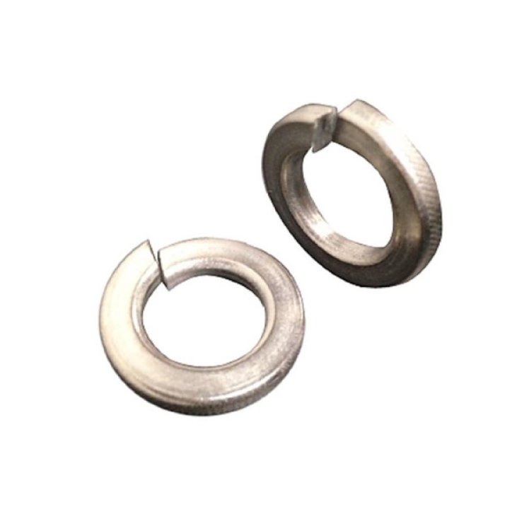 Mudge Fasteners 1/4" Split Lockwasher 18-8 Stainless Steel, 361025SS