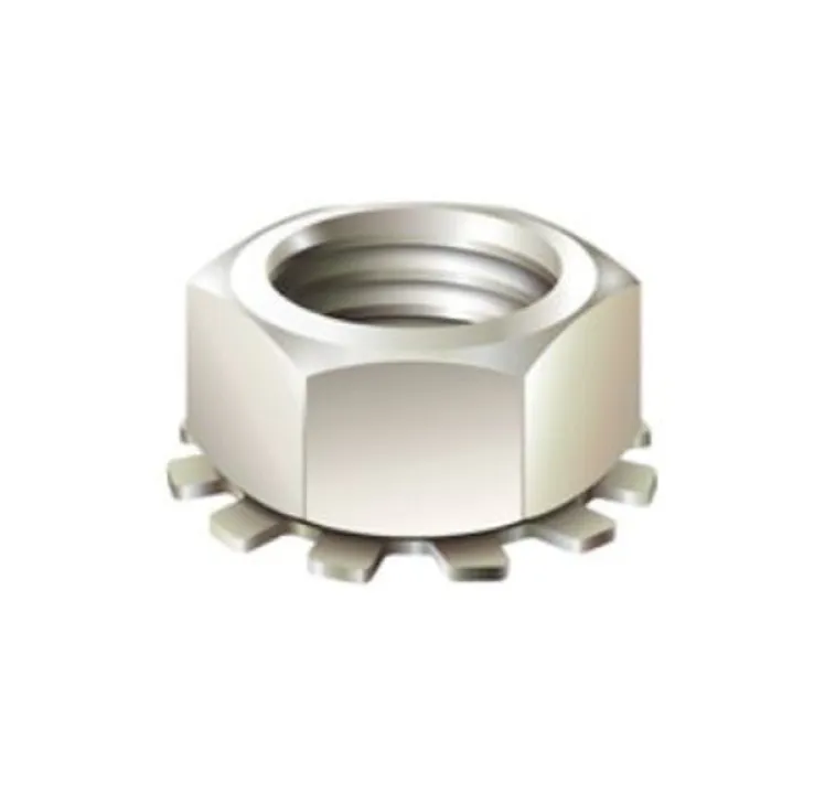 Mudge Fasteners Stainless Steel 10-32 Grounding Starnut, 10FNKES