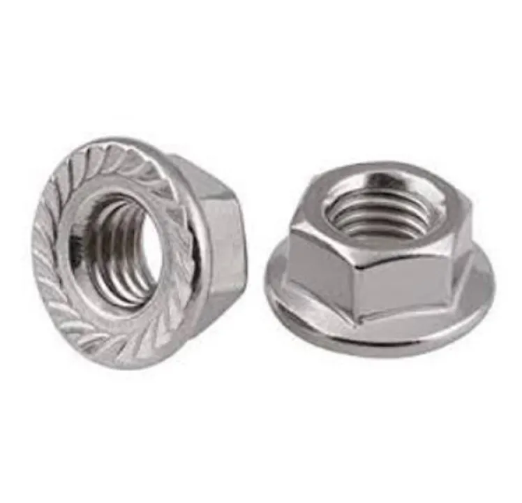 Mudge Fasteners Stainless Steel 3/8" Flanged Nut, 37CNWFS