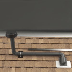 Solar Roof Jack Shingle Vent Relocation