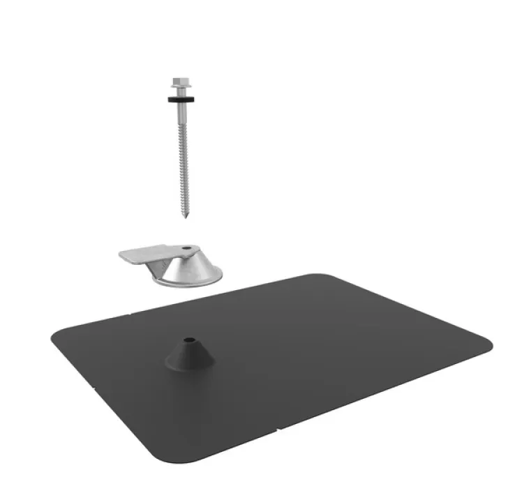 Pegasus Solar Comp Accessory Mount, Flashing, Black, PSCA-0MB0