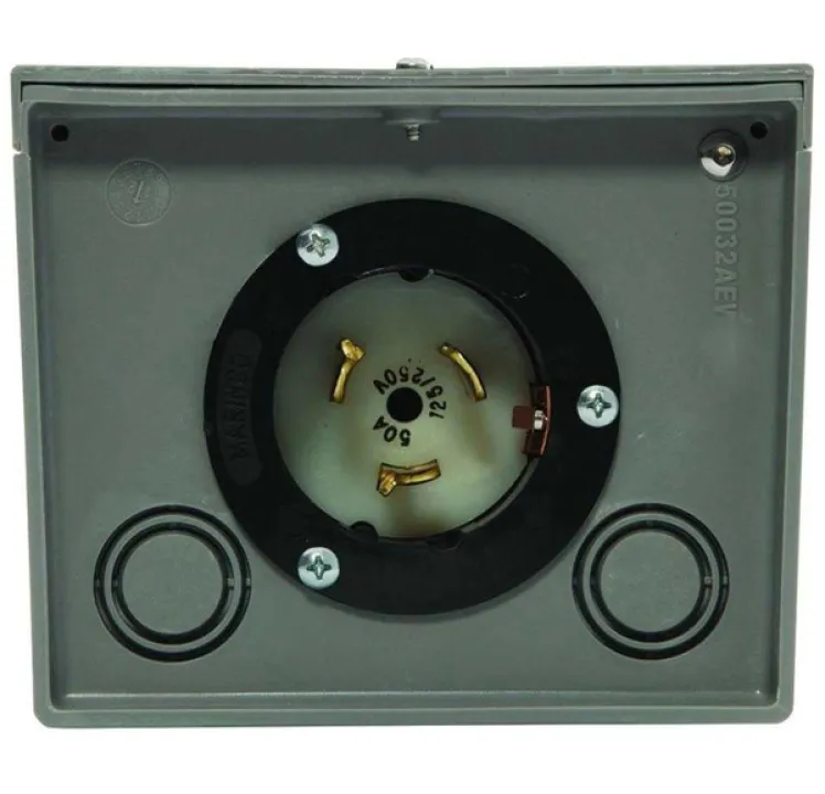 Generac 50A Power Inlet Box, Twistlock, 6338