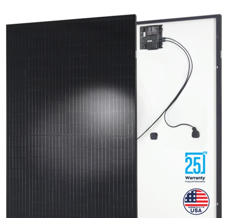 Qcells 365W 120 Half-Cell 1000V BLK/BLK AC Solar Panel w/ Enphase
