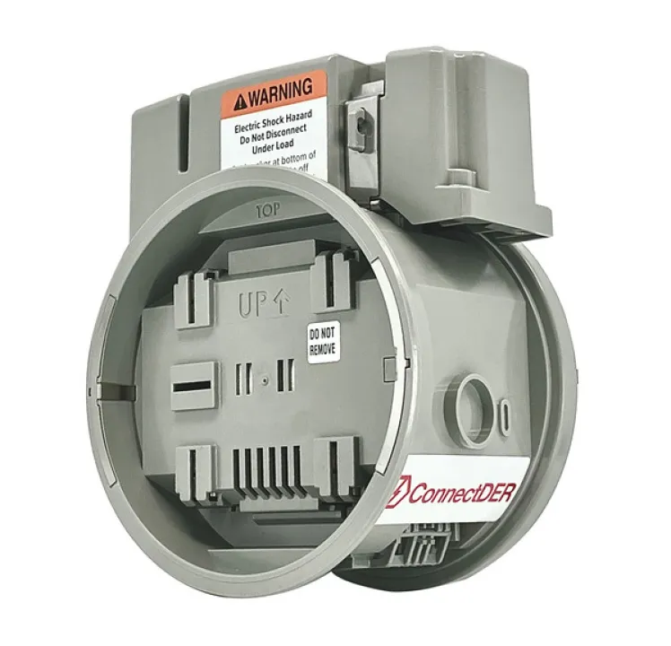 ConnectDER Meter Socket Adapter 80A 22k AIC V5.2, C-B-4-22-80