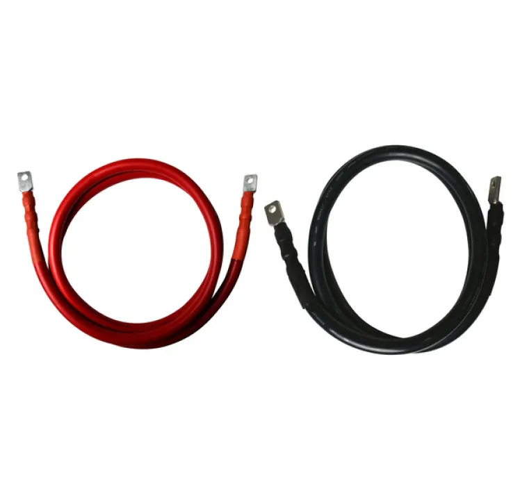 Pytes 2m 4/0awg Black Negative Power Cable - M10 Terminal, 161412100462