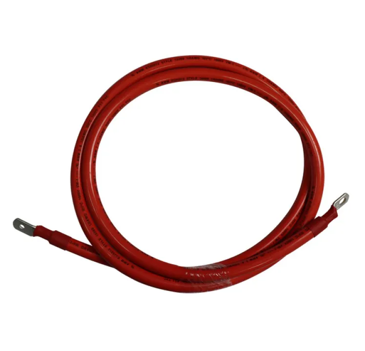 Pytes 2m 1/0 Positive Power Cable - M6/M10 Terminals, 161412101024