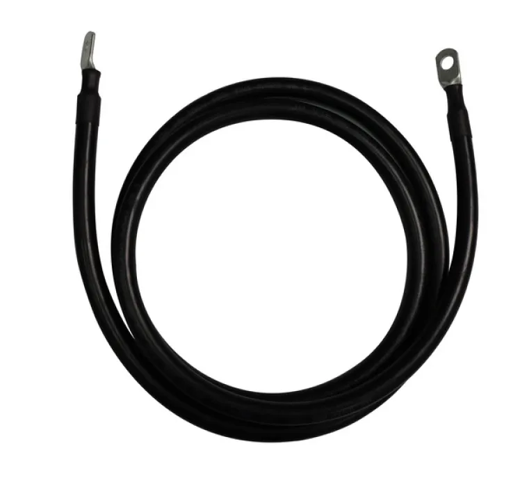 Pytes 2m 1/0 Negative Power Cable - M6/M10 Terminals, 161412101026