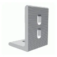 Unirac SolarMount L-Foot Serrated w/T-Bolt Clear, 304001C