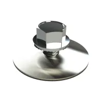 Unirac Aluminum Standoff and 3/8" Bolt w/EPDM Washer, 330007M