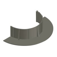 Chem Link Complete Low-Slope 4" E-Curb Round Kit - Gray, F1354GR
