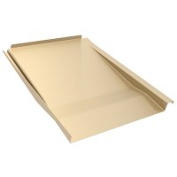 IronRidge KO Flat Tile Replacement Flashing Tan, KOF-F01-T1