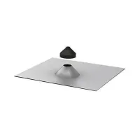 IronRidge Conduit Penetration Flashing, Mill, QMCPC-A-12