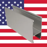 SnapNrack Domestic Ground Rail 172" - Mill, 232-02542-USA
