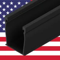 SnapNrack Domestic UR-45 172" Rail - Black, 232-10096-USA