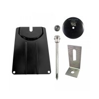 QuickBOLT Multi Roof Mount - QB2 Kit w/3" Micro & Miniflashing & Low Profile L-Foot, 17662DF