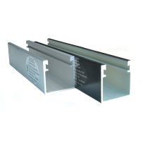 ProSolar 130" x 2" Standard Support Rail - Black, R130-2.0B