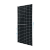 Hyundai 640W 156 Half-Cell 1500V TOPCon Silver Bifacial Solar Panel, HIS-T640NJ