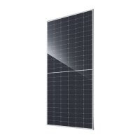 JA Solar 600W 144 Half-Cell N-Type Black Bifacial Solar Panel, JAM72D40-600/MB