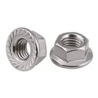 Mudge Fasteners Stainless Steel 3/8" Flanged Nut, 37CNWFS
