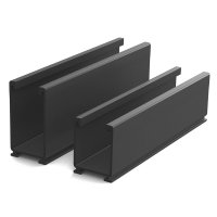 Roof Tech Domestic 126" 2.3 Rail - Black, RT-RAIL-BF2.3-126-US