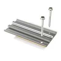 Pegasus Solar Scissor Mount Rafter Sled w/Lags & Base Flashing for Flat/S/W Tiles, PTX-RSB