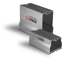 Solar Stack 8" Solar Pedestal w/5deg Tilt Low, SS-8-T5L