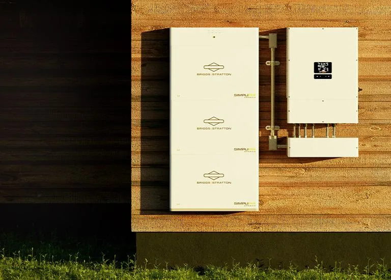 Picture of batteries on home 