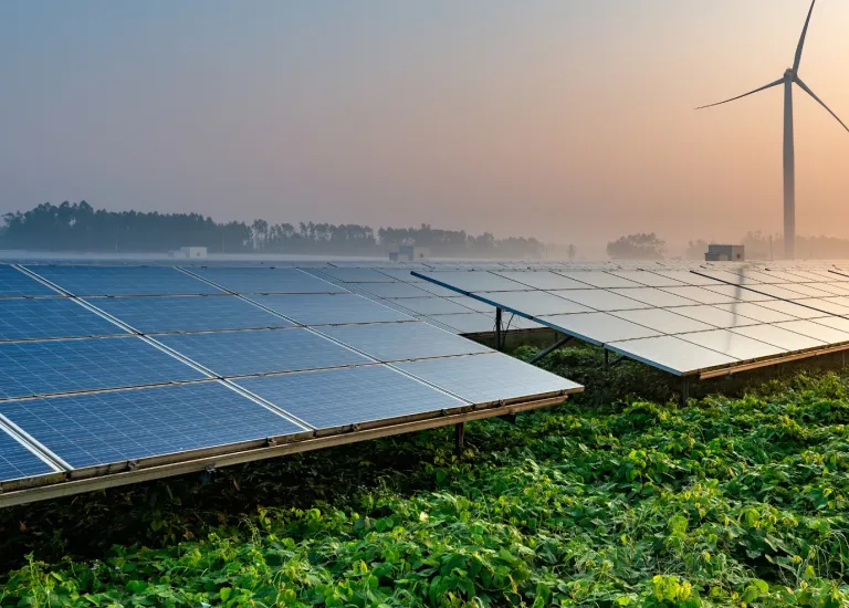 Commercial solar installation