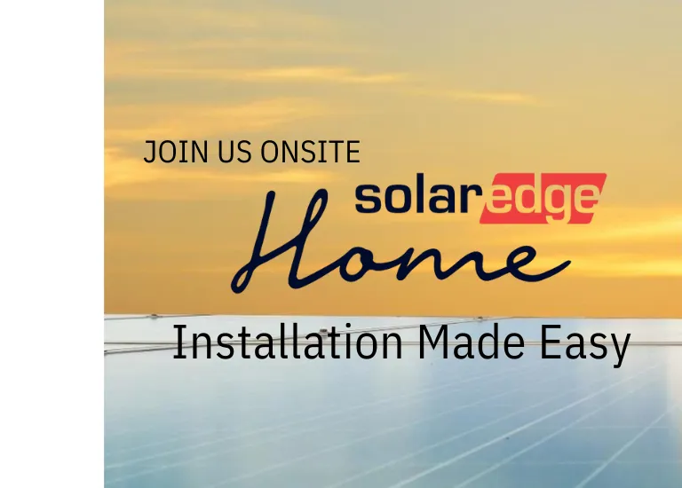 SolarEdge Home Installation Training