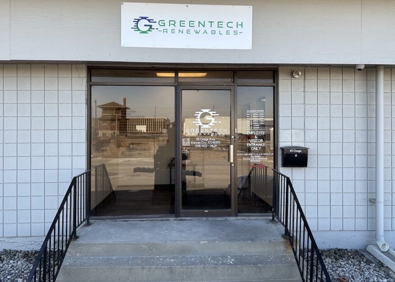 Greentech Renewables Kansas City exterior.