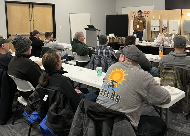 SolarEdge installer training session