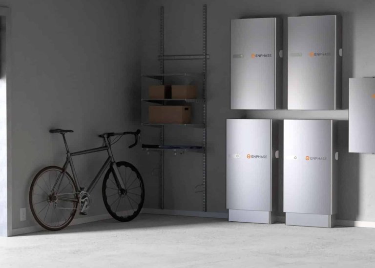 Enphase battery wall