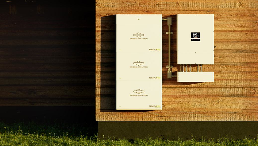 Picture of batteries on home