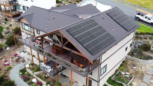 Silfab Solar residential installation showcasing new NTC technology in WA. 