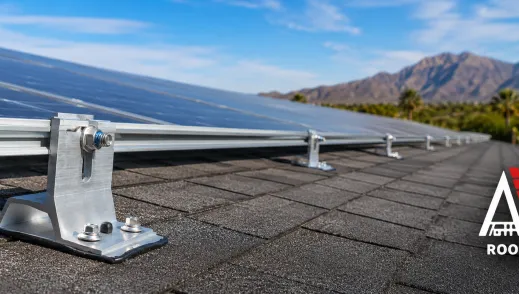 solar roof mounts and solar panel