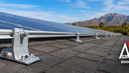 solar roof mounts and solar panel