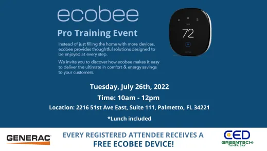 Pro Training Event presented by Generac