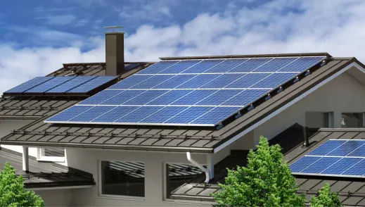 House with Solar for Enphase 10C 