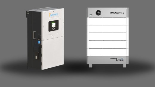 HomeGrid Stack'd Series battery and Sol-Ark residential hybrid inverter Image 