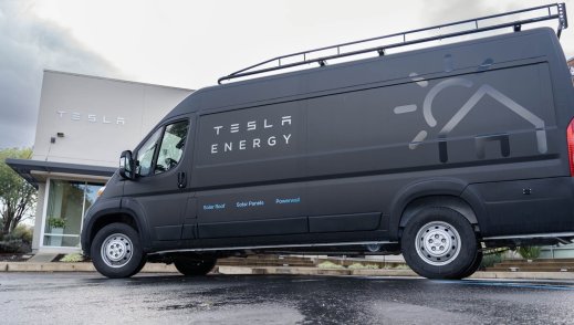 Tesla mobile training van