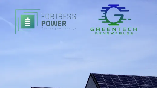 Solar Panels on the roof of a home.