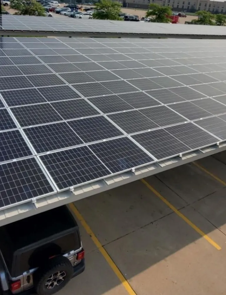 Quad City Airport Install Carport