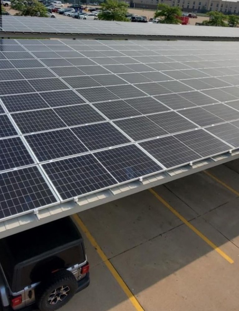 Quad City Airport Install Carport