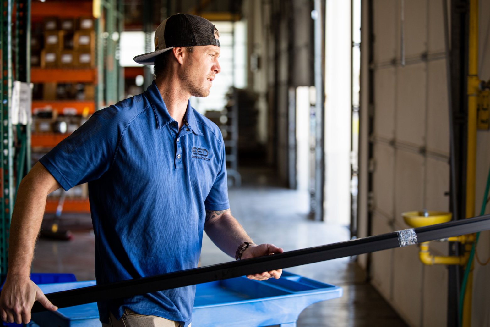 Greentech Renewables employee on the job